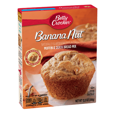 Betty Crocker banana nut muffin and quick bread mix