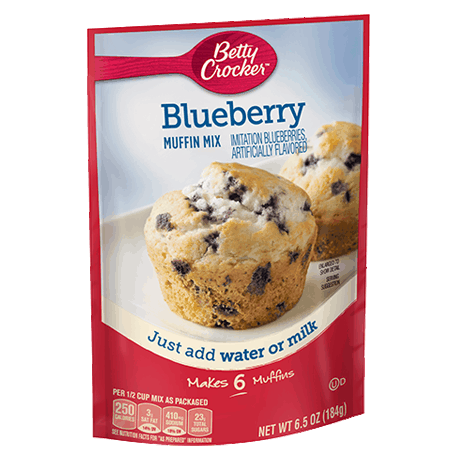 Betty Crocker blueberry muffin mix