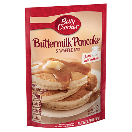 Betty Crocker buttermilk pancake and waffle mix