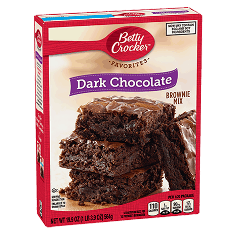 Betty Crocker favorites dark chocolate brownie mix