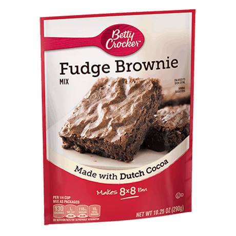 Betty Crocker fudge brownie mix