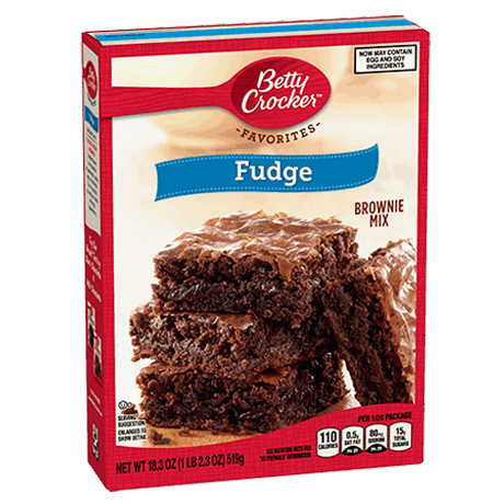 Betty Crocker fudge brownie mix