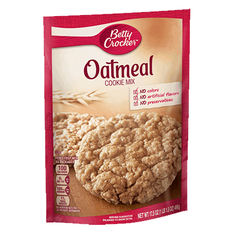 Betty Crocker oatmeal cookie mix