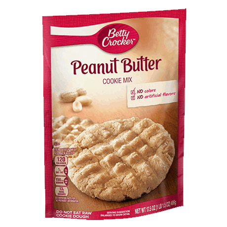 Betty Crocker peanut butter cookie mix