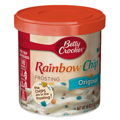 Betty Crocker original rainbow chip frosting