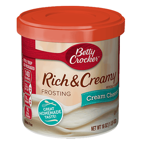 Betty Crocker rich and creamy cream cheese frosting