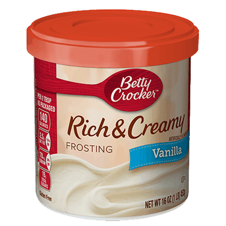 Betty Crocker rich and creamy vanilla frosting