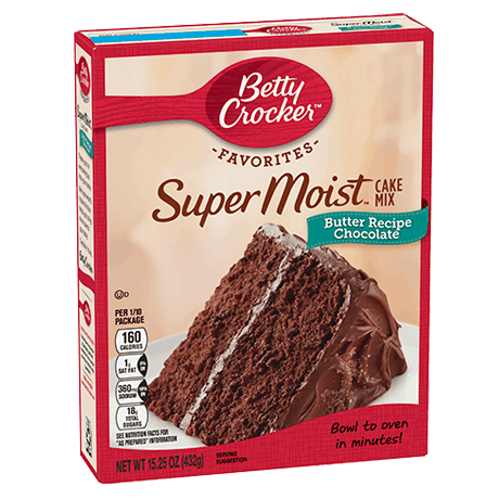 Betty Crocker favorites Super Moist chocolate cake mix