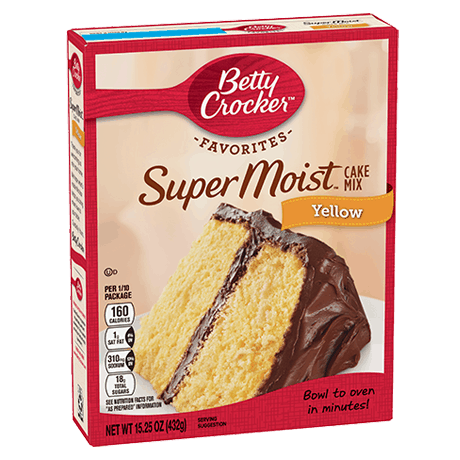 Betty Crocker Favorites Super Moist yellow cake mix