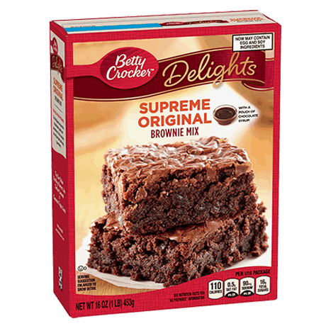 Betty Crocker Delights original supreme brownie mix