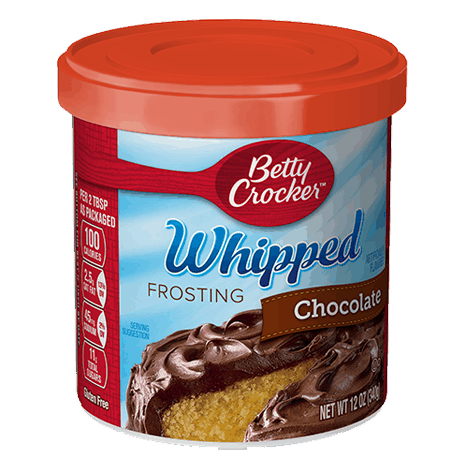 Betty Crocker whipped chocolate frosting
