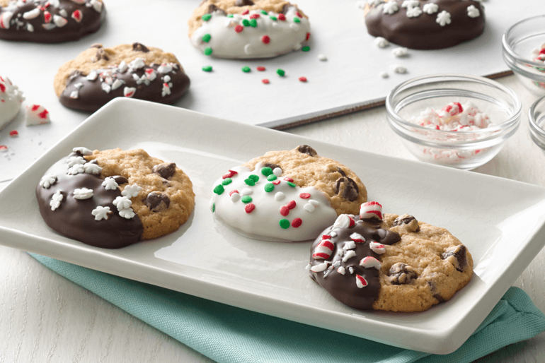 Betty Crocker chocolate chip Christmas cookies