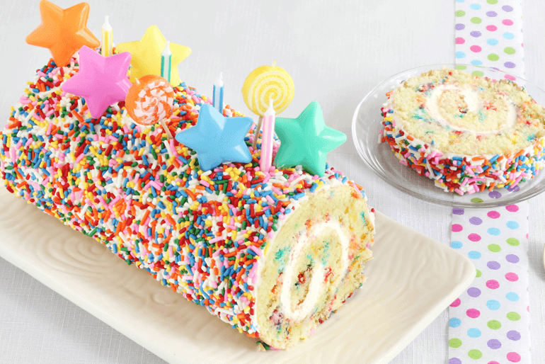 Confetti Cake Roll | Recipes | Betty Crocker