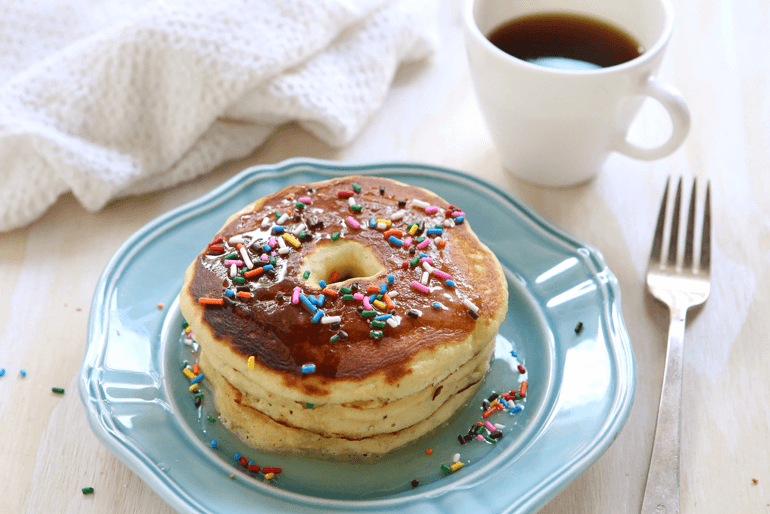 Betty Crocker doughnut pancakes