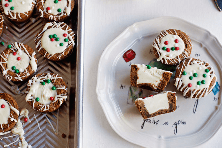Betty Crocker gingerbread white chocolate cookie cups