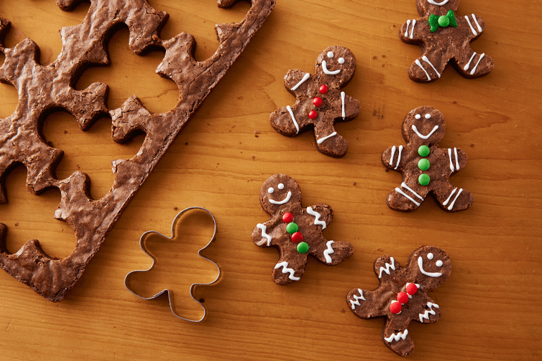 Betty Crocker gingerbread brownie cutouts