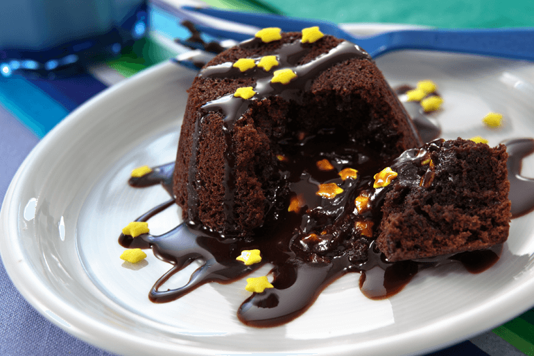 Betty Crocker midnight molten brownie