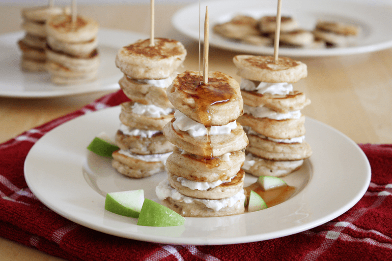 Betty Crocker mini apple pie pancake kabobs