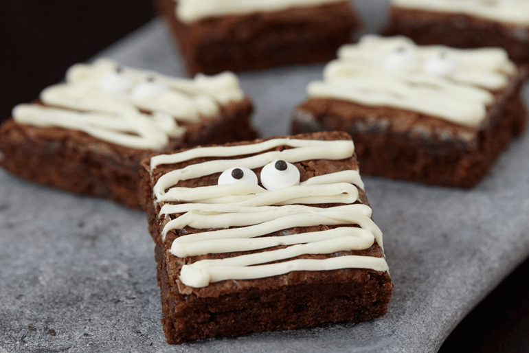 Betty Crocker mummy brownies