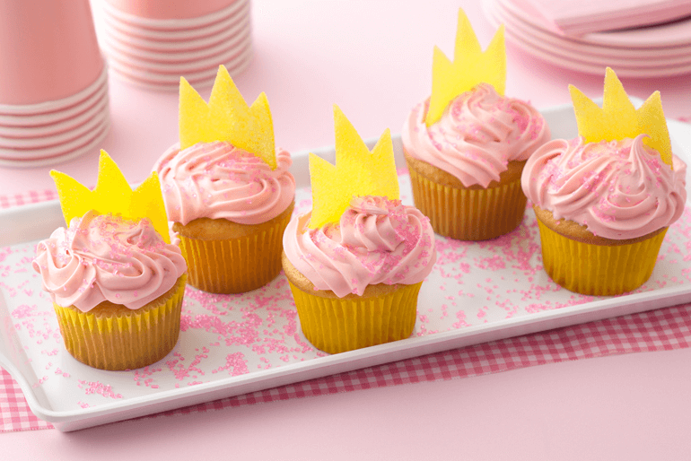 Betty Crocker princess crown cupcakes