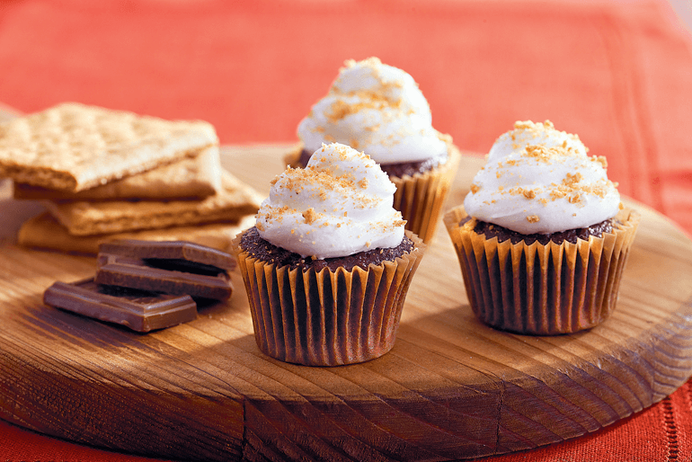 Betty Crocker smore's mini cupcakes