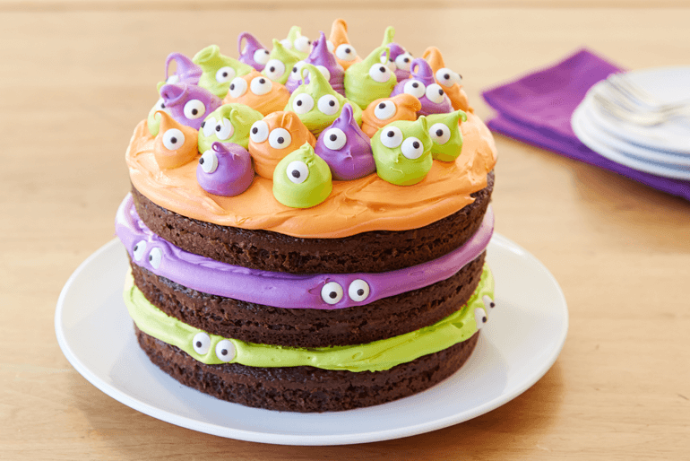 Betty Crocker spooky eyeball halloween cake