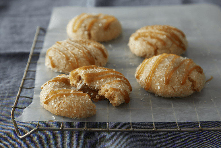 Betty Crocker stuffed caramel cake mix cookies