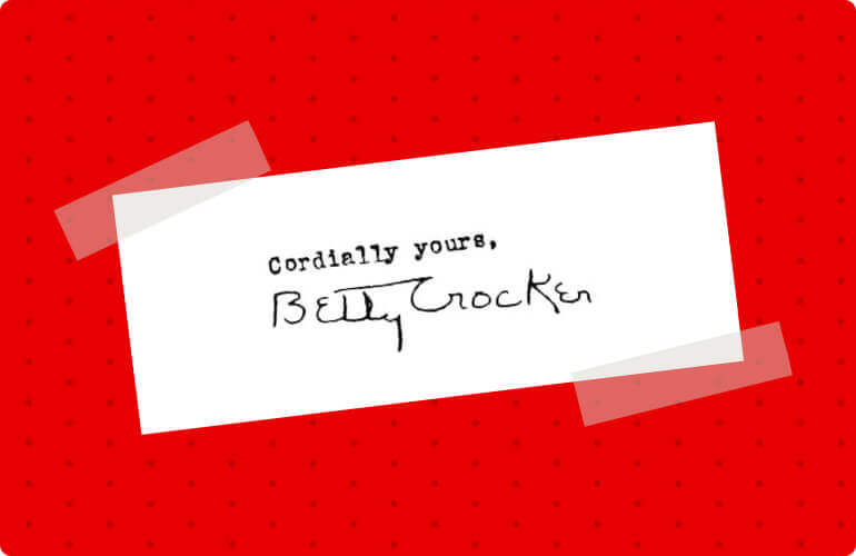 Betty Crocker Signature