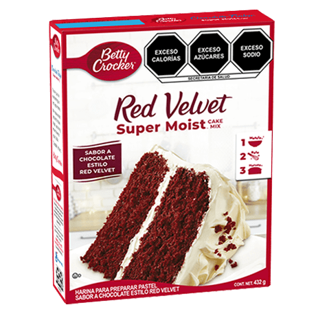 Preparado para pastel Red Velvet