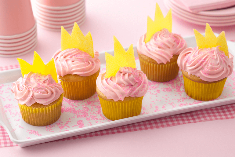 Decoración cupcakes de princesa