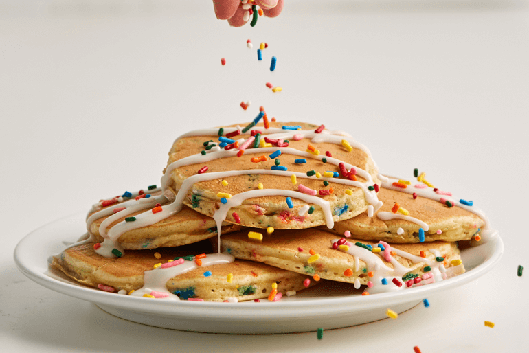 Receta de hotcakes de pastel | Betty Crocker