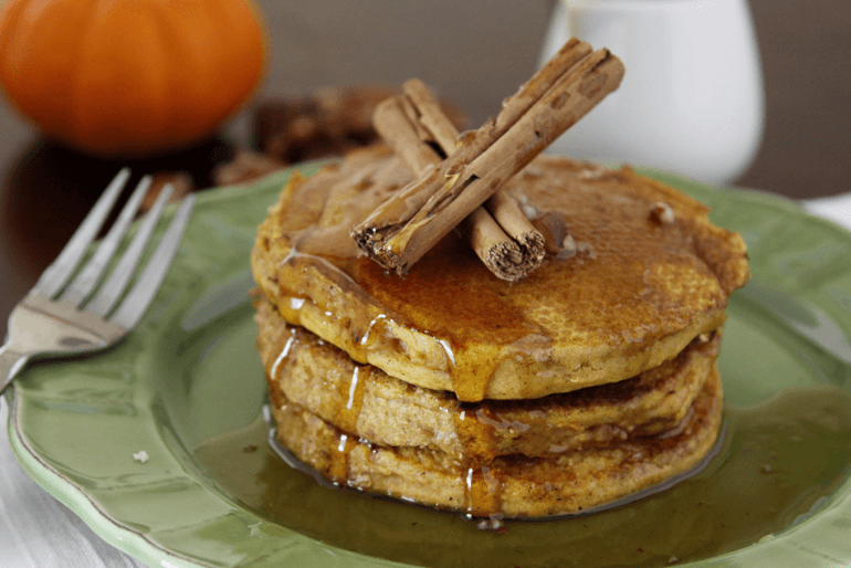 Receta panqueues de calabaza