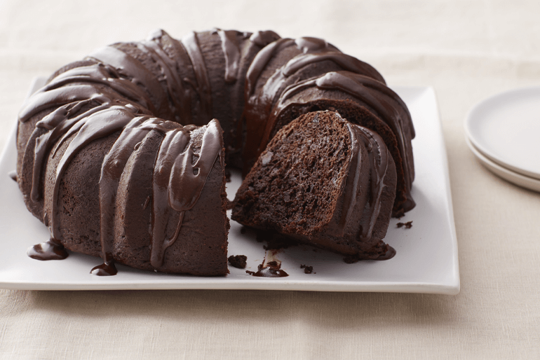 Receta de Pastel de chocolate con glaseado de chocolate