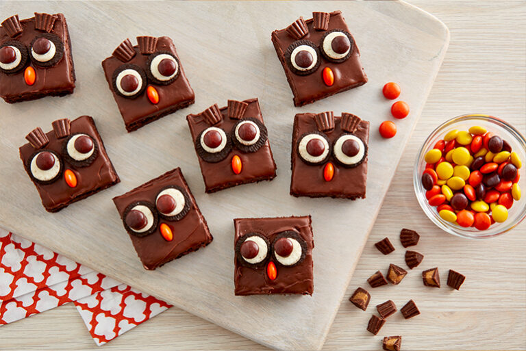 Búhos hechos Brownie Betty Crocker Mexico
