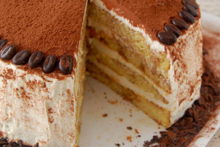 tarta de tiramisú